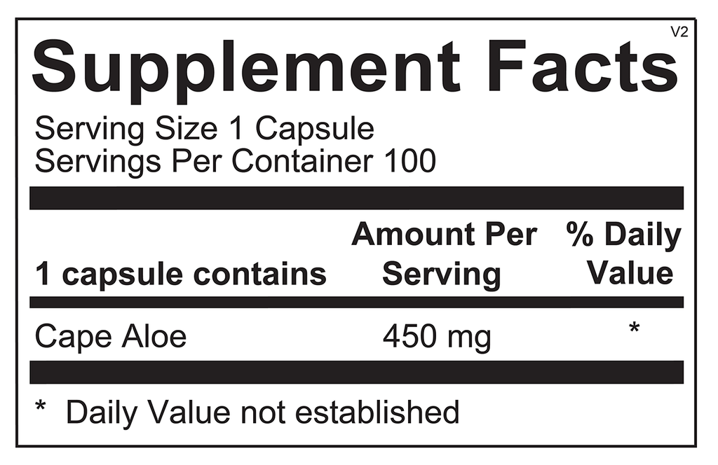 Ortho Molecular - Super Aloe 450 - 100 Capsules