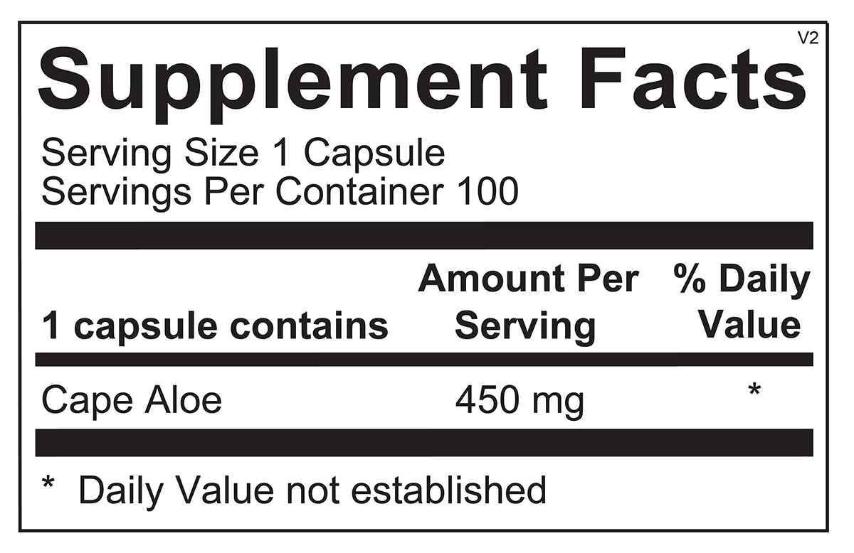 Ortho Molecular - Super Aloe 450 - 100 Capsules